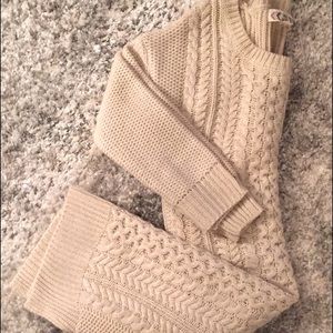 Comfy cream long sweater